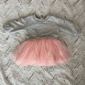 Nordstrom sweater tutu baby dress 6 months